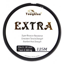 Волосінь на вудлище, Toughlon Extra, 125м, перетин 0.181мм